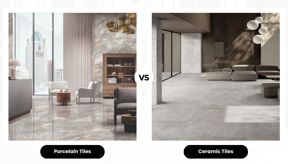 Porcelain Tiles vs. Ceramic Tiles: Understanding the Differences and Choosing the Right Option
